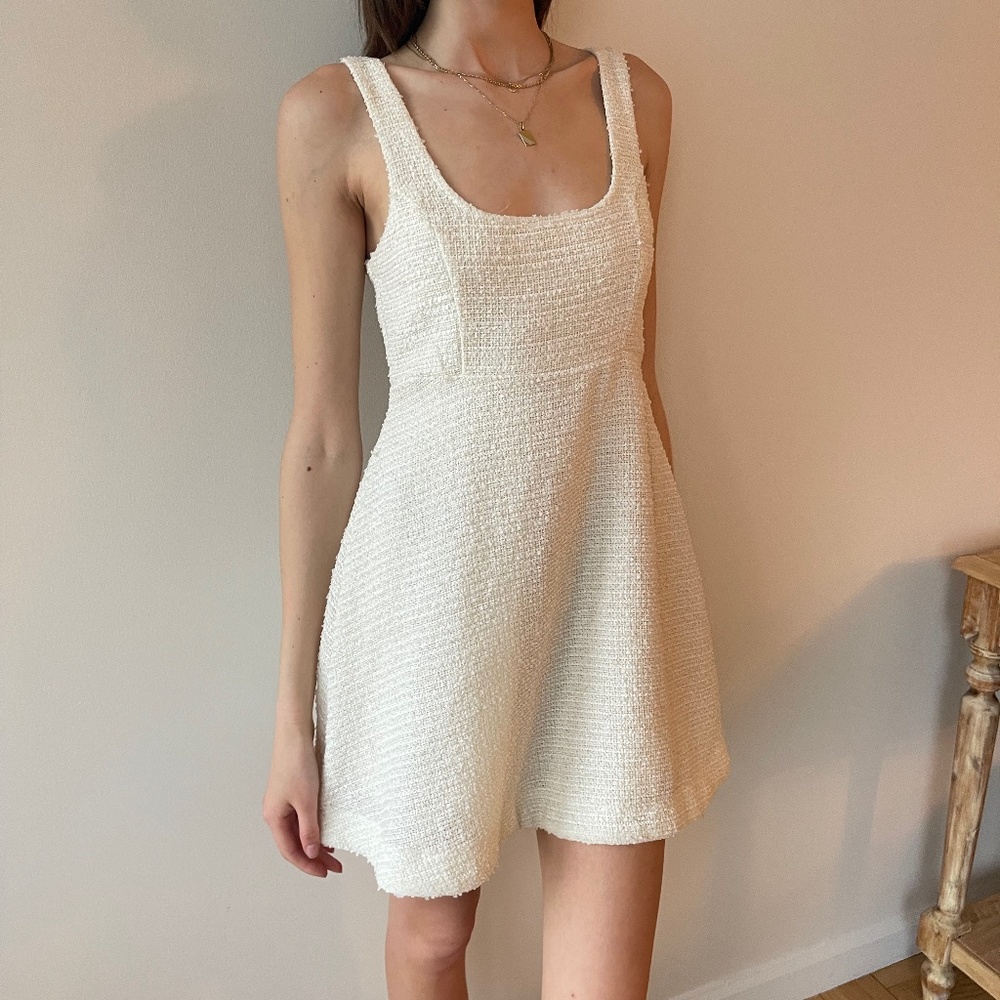 White Zara dress